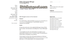 Desktop Screenshot of blog.sikhsangeet.com